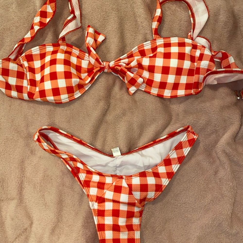 BOUTIQUE CHECKERED BIKINI